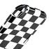 Black and White Zoomed Checkerboard Nintendo Switch Lite Skin